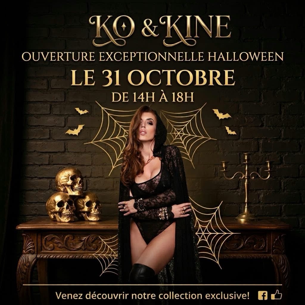 Affiche Ouverture Exceptionnelle Halloween