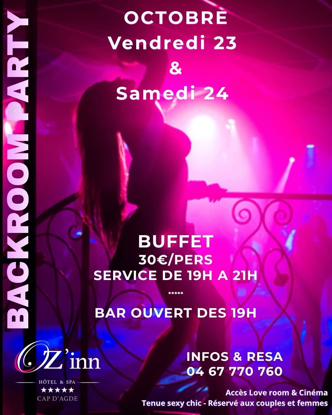 Affiche Backroom Party