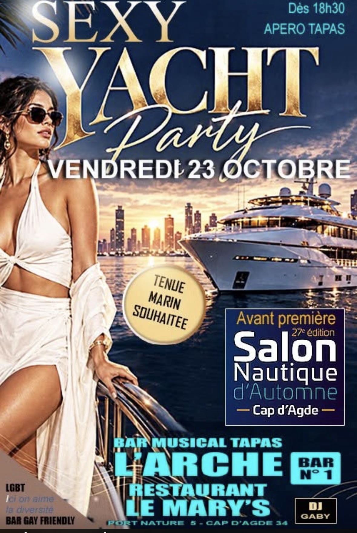 Affiche Sexy Yacht Party