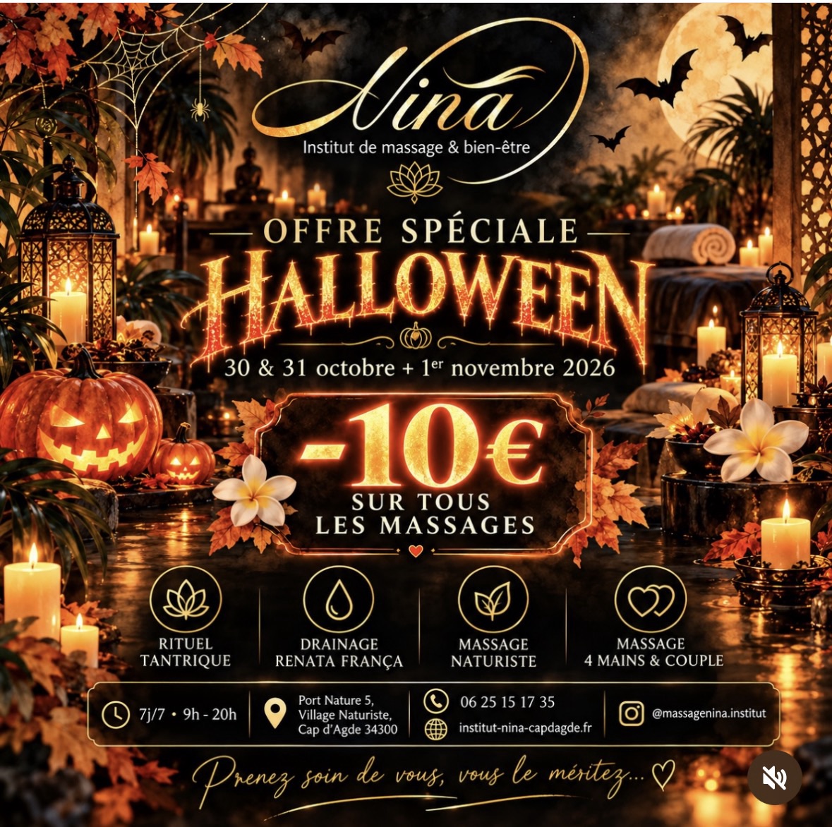 Affiche Offre Spéciale Halloween