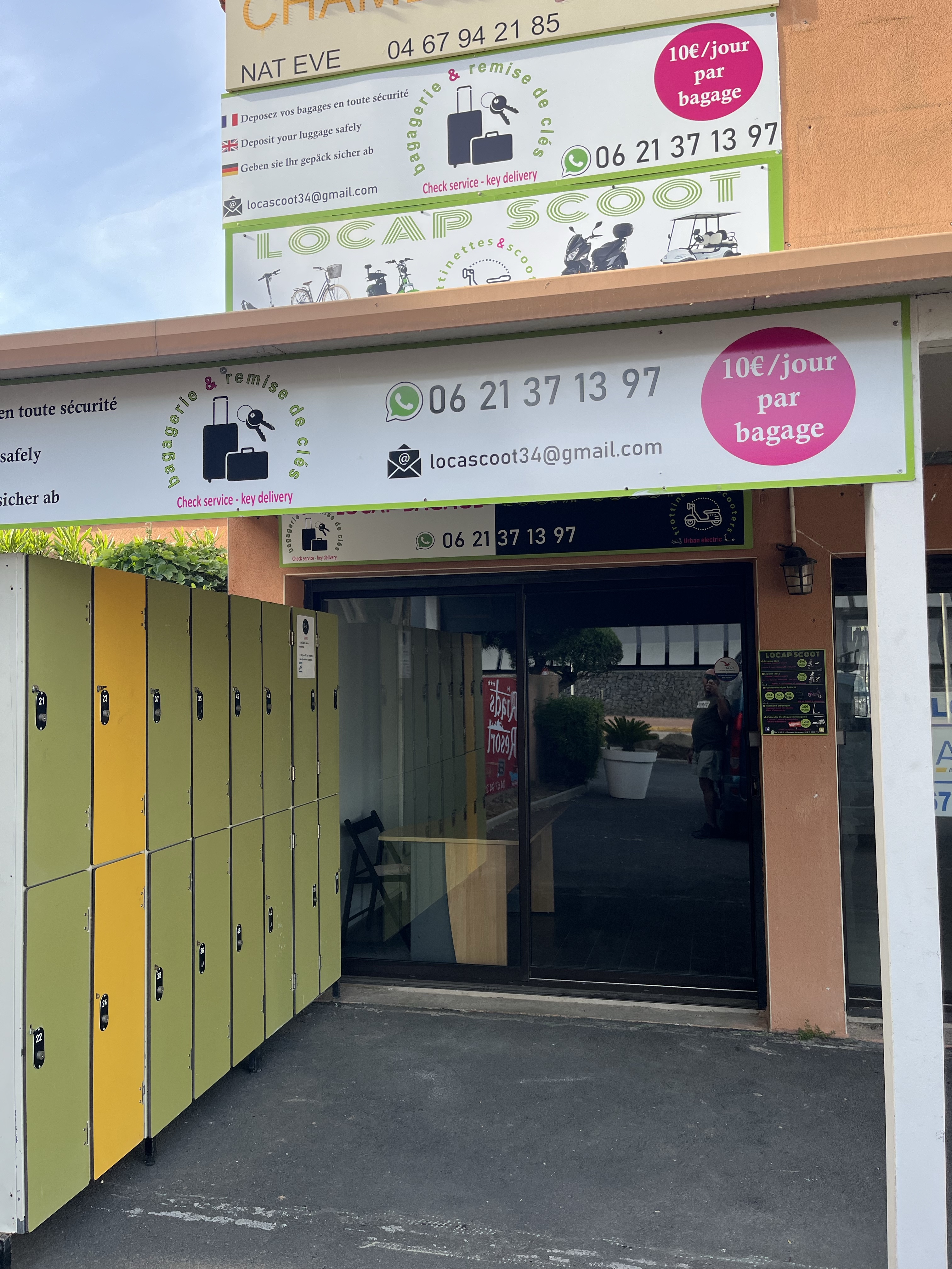 Bagagerie du village au Village Naturiste du Cap d'Agde — photo 2