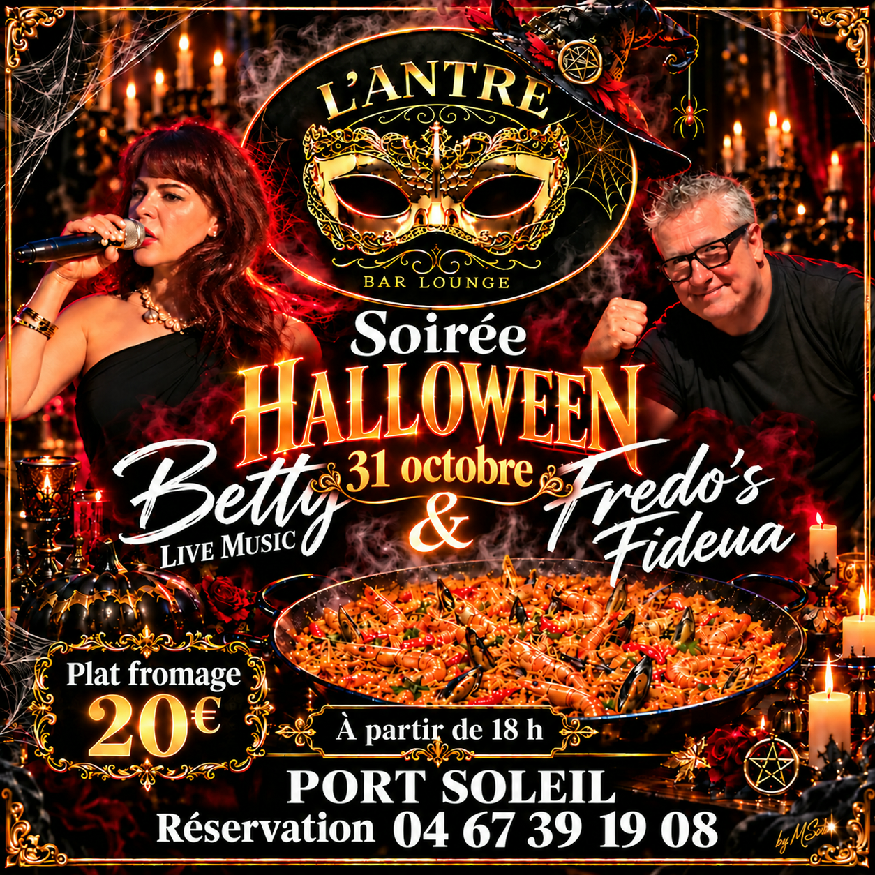 Affiche Soirée Halloween ~ Witch Time