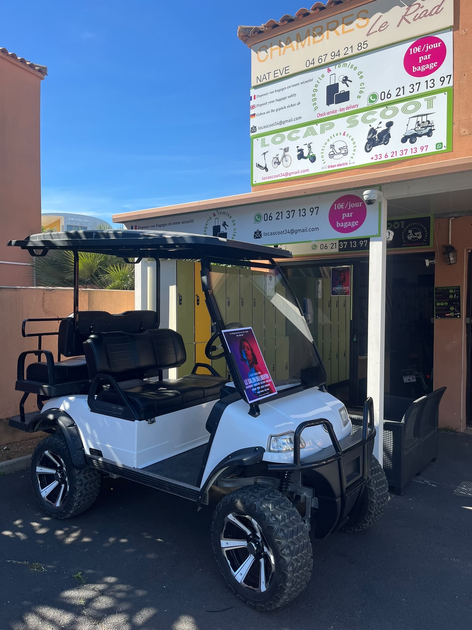 Locap Scoot vélo trottinette scooter bike au Village Naturiste du Cap d'Agde — photo 4