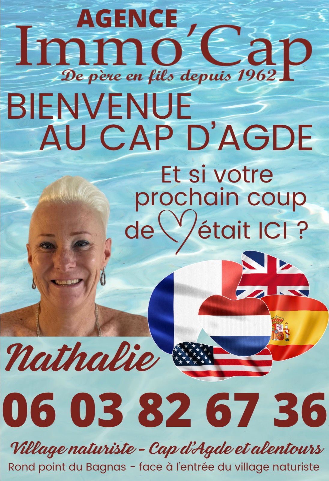 Immo cap au Village Naturiste du Cap d'Agde